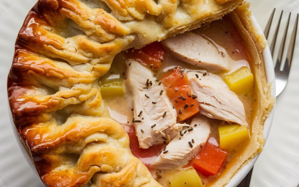 Sauce Made in Chicken Pot Pie