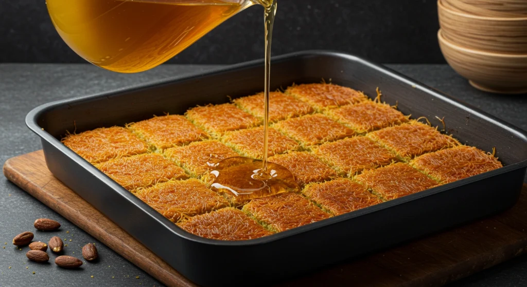 Knafeh among Middle Eastern Desserts"
