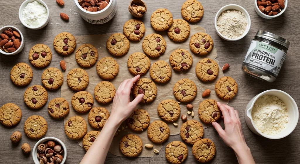 "Protein cookies -- how to add protein to cookies"