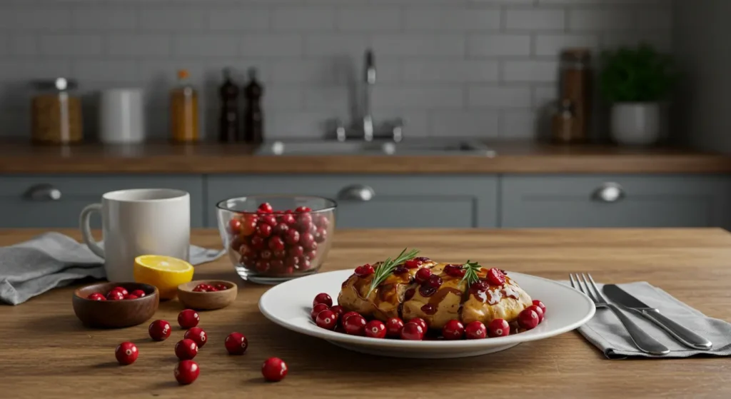 Aromatic Cranberry Balsamic Chicken Sauce